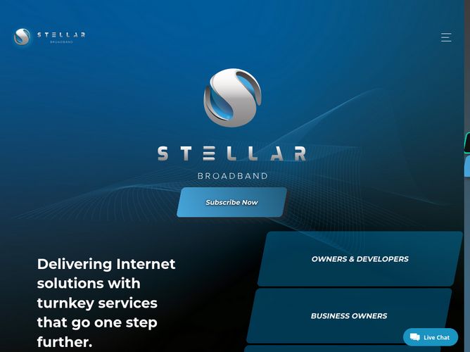 The website screenshot for https://www.stellarbb.com