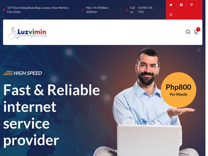 The website screenshot for http://luzvimincatv.com