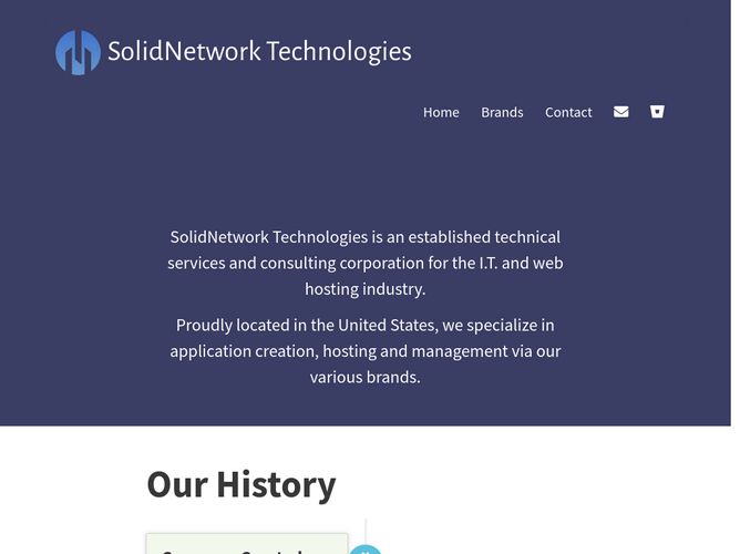 The website screenshot for https://solidnetwork.org/