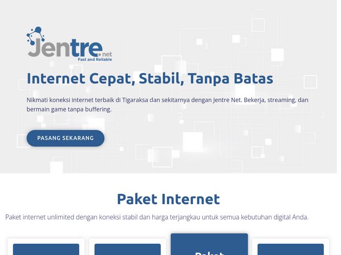 The website screenshot for https://jentre.net