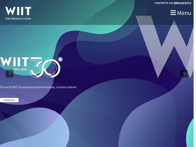 The website screenshot for https://www.wiit.cloud