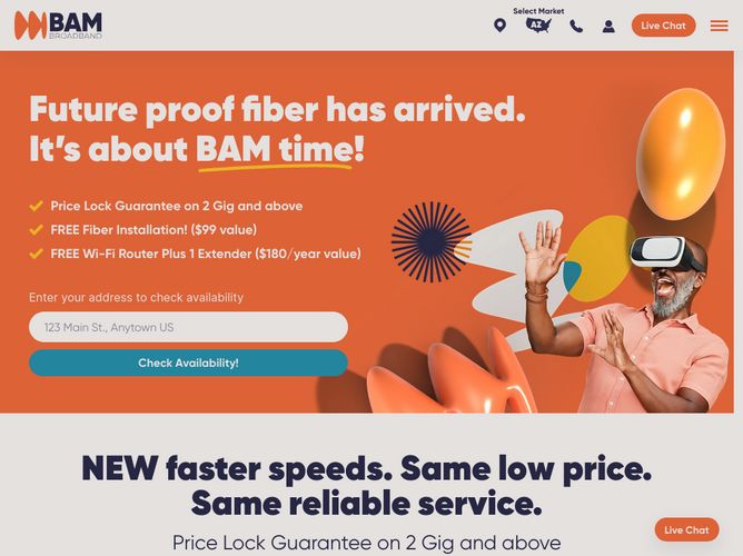 The website screenshot for http://desertinet.com