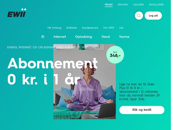 The website screenshot for https://www.ewii.com