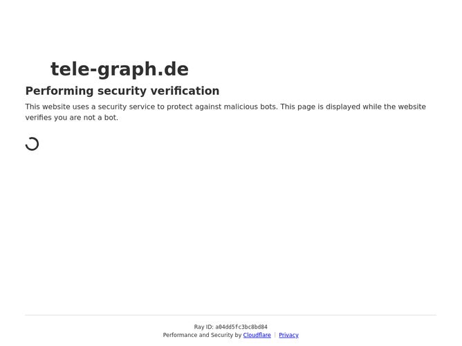 The website screenshot for http://tele-graph.de/