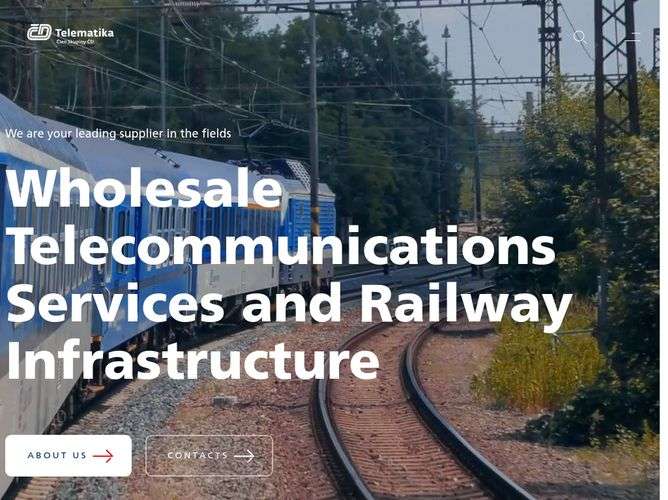 The website screenshot for http://www.cdt.cz
