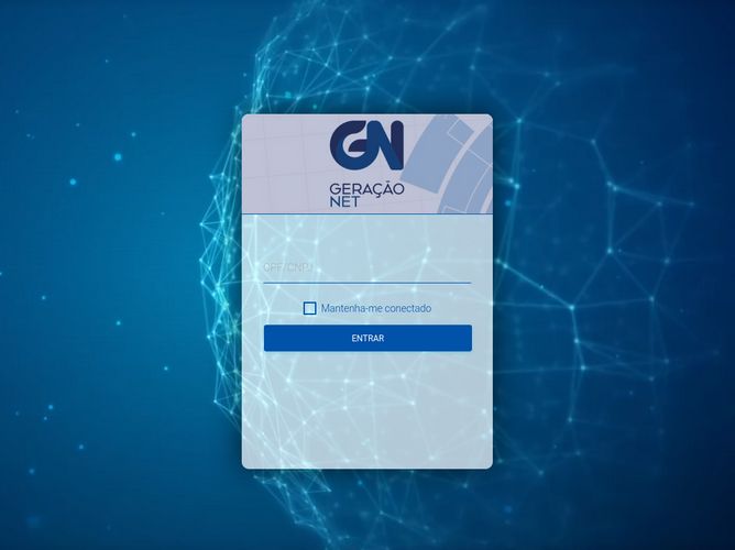The website screenshot for http://www.geracaonet.com.br