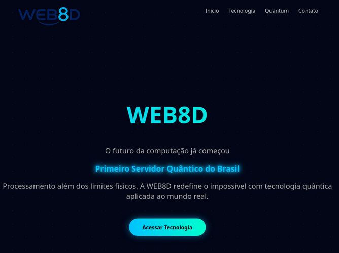The website screenshot for https://WEB8D.COM