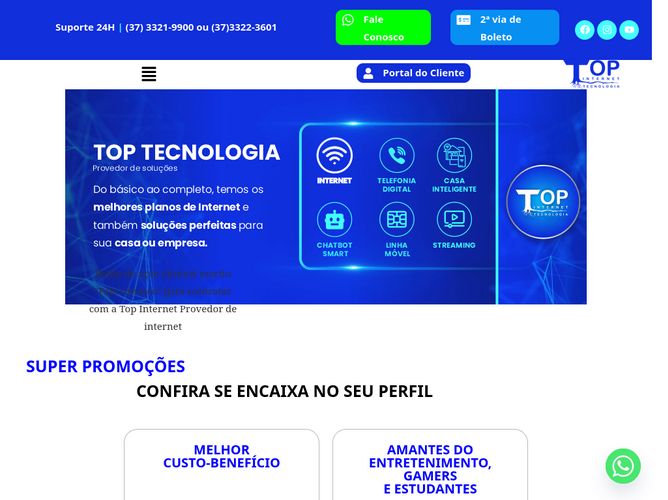 The website screenshot for https://top37.com.br/