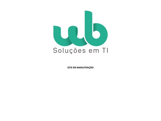The website screenshot for http://www.wbtelecom.net.br