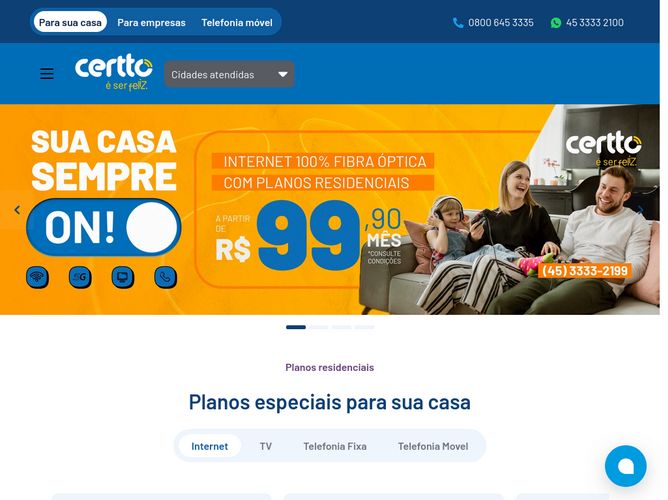 The website screenshot for http://www.certto.com.br