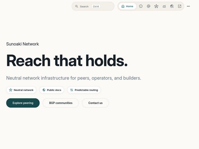 The website screenshot for https://as30581.sunoaki.net