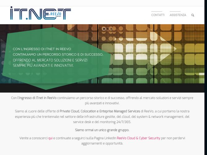 The website screenshot for https://www.it.net