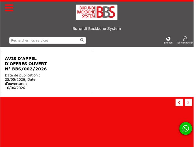 The website screenshot for http://www.bbs.bi