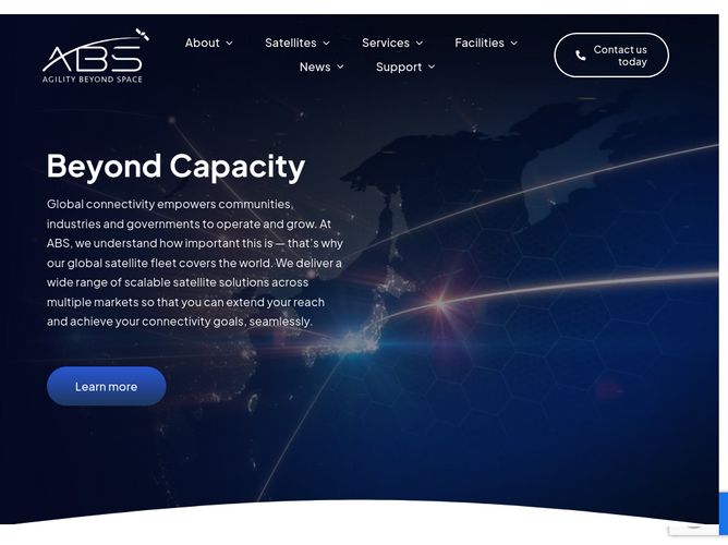 The website screenshot for https://absatellite.com