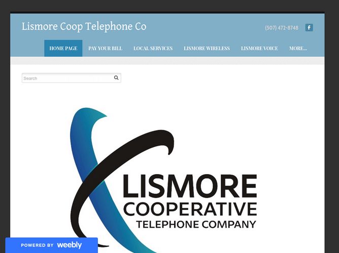 The website screenshot for http://lismoretele.com