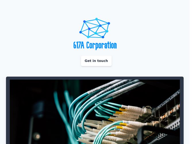 The website screenshot for https://617a.net