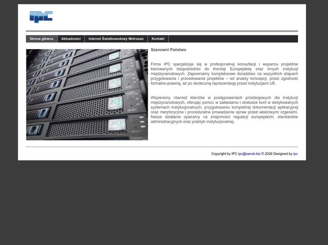 The website screenshot for https://i-pc.biz
