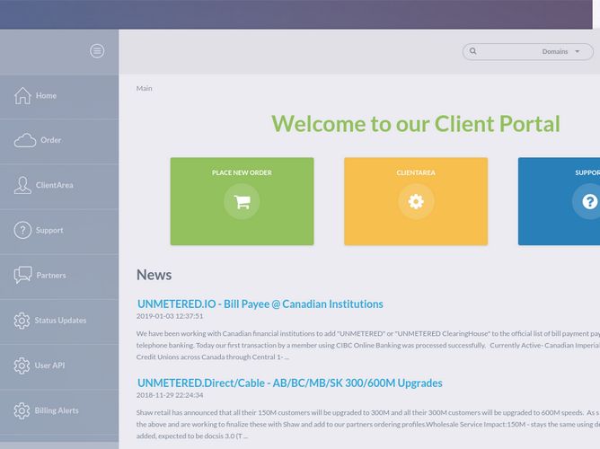 The website screenshot for http://www.unmetered.io