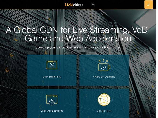 The website screenshot for https://www.cdnvideo.com