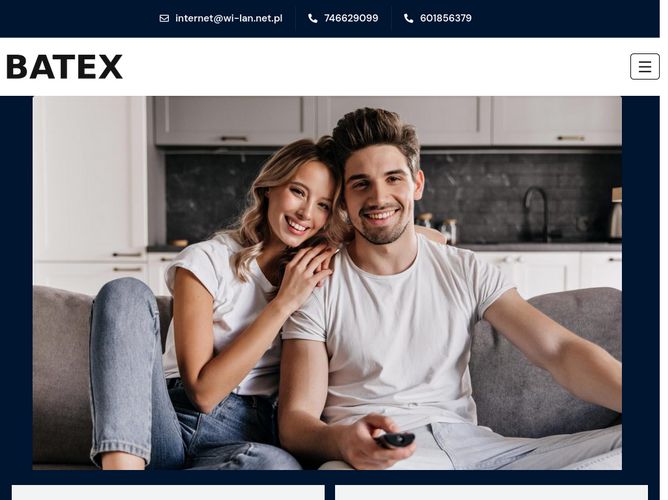 The website screenshot for http://www.wi-lan.net.pl