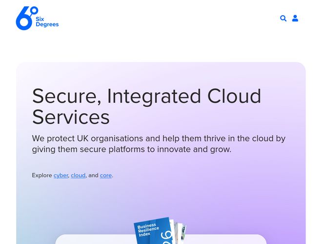 The website screenshot for http://www.6dg.co.uk
